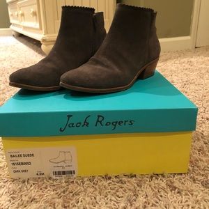 Jack Rogers suede booties